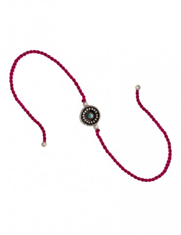 Sterling Silver Firoza Rakhi