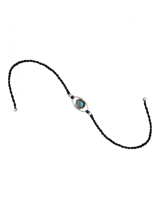 Sterling Silver Evil Eye Rakhi