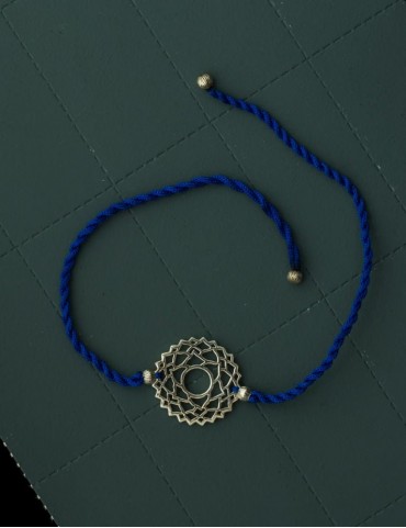 Sterling Silver Sahasrara Chakra  Rakhi