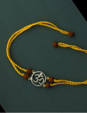 Sterling Silver OM Rakhi 