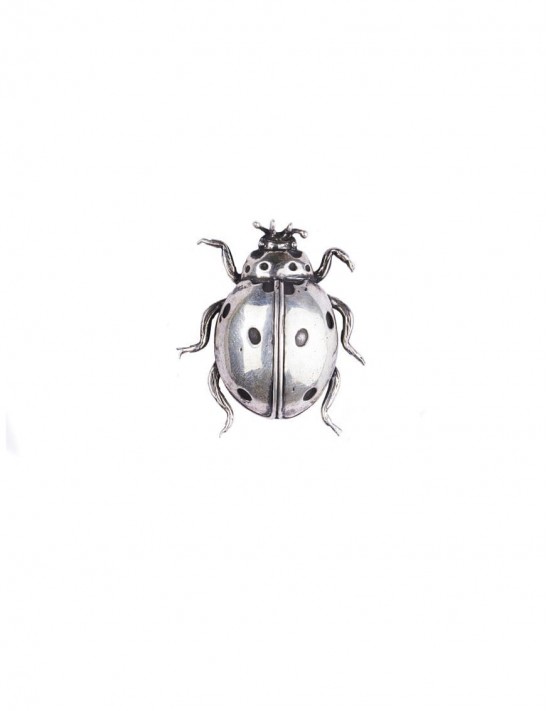 Sterling Silver Lady Bug Brooch