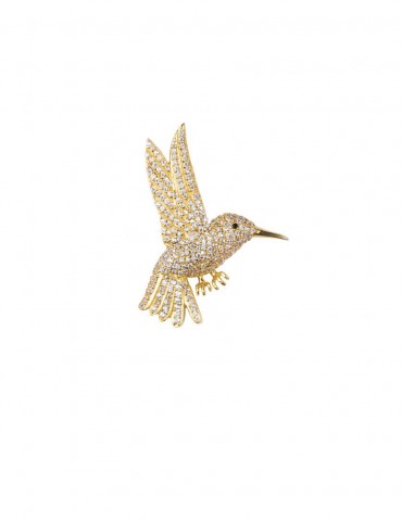 Sterling Silver HummingBird Brooch