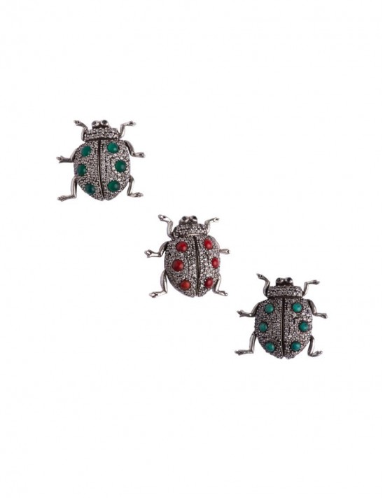 Sterling Silver Bejewelled Lady Bug