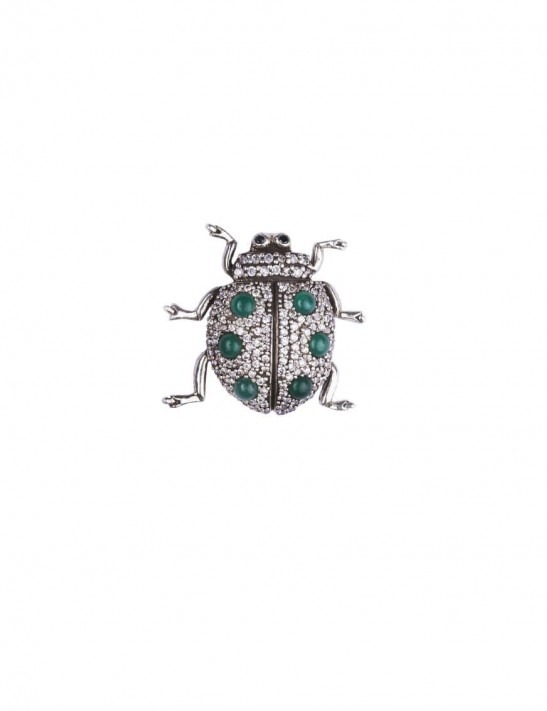 Sterling Silver Bejewelled Lady Bug
