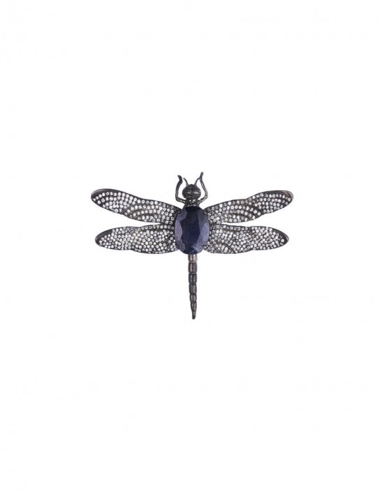 Sterling Silver DragoFly Bejewelled Brooch