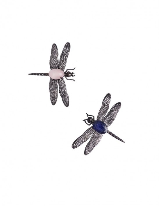 Sterling Silver DragoFly Bejewelled Brooch