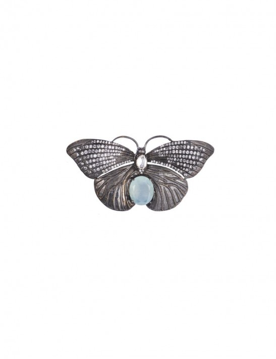 Sterling Silver Butterfly Brooch