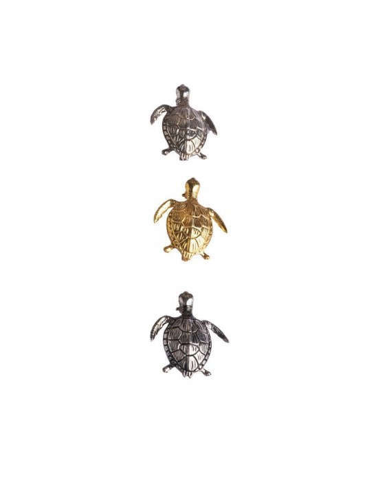 Sterling Silver Turtle Brooch