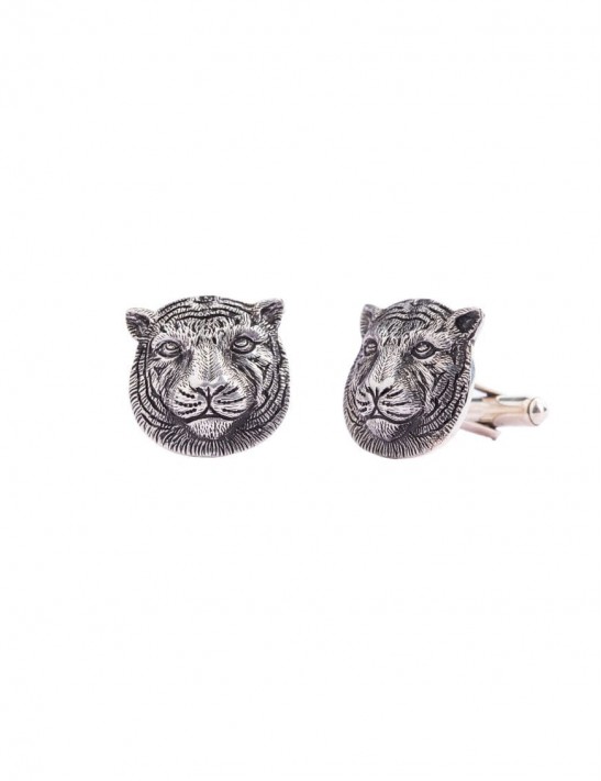 Sterling silver Tiger Cufflinks