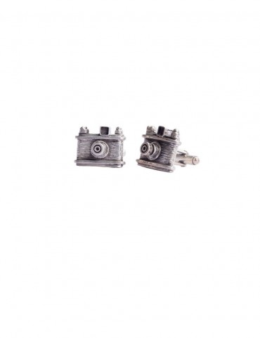 Sterling Silver Camera Cufflinks