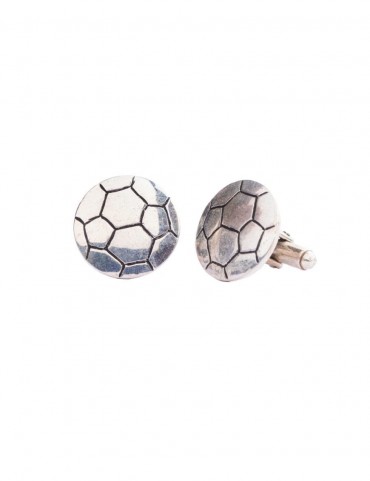 Sterling Silver Soccer Cufflinks