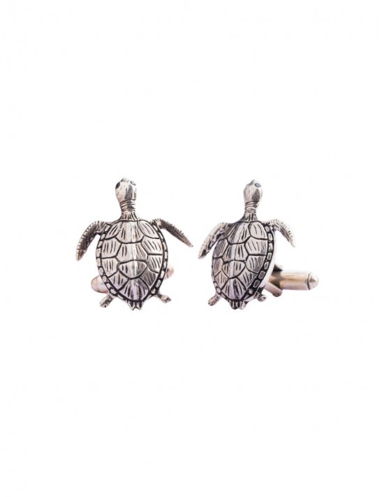 Sterling Silver Turtle Cufflinks