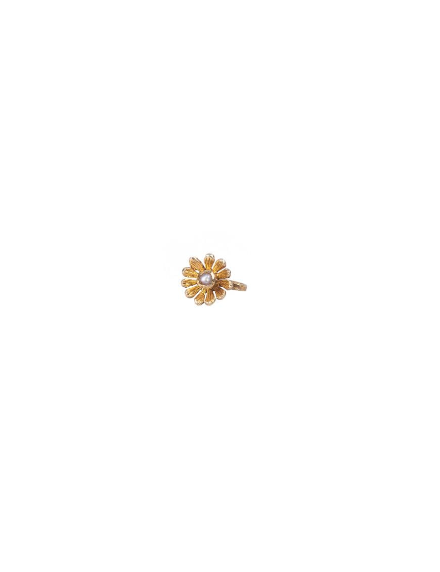 Sterling Silver Floral Nose Pin