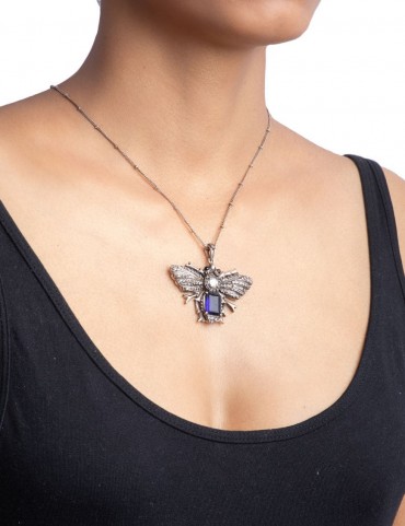 Sterling Silver Carpenter Bee Pendant