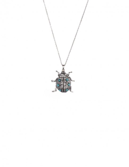 Sterling Silver Lady Bug Pendant