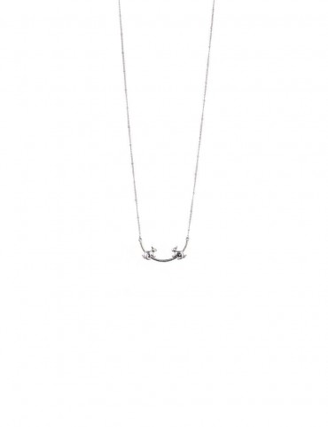 Sterling Silver Confronting Rabbit Necklace