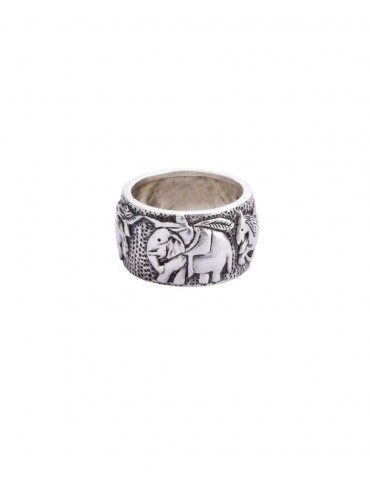 Sterling Silver Haathi Ghooda Ring