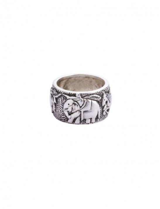 Sterling Silver Haathi Ghooda Ring