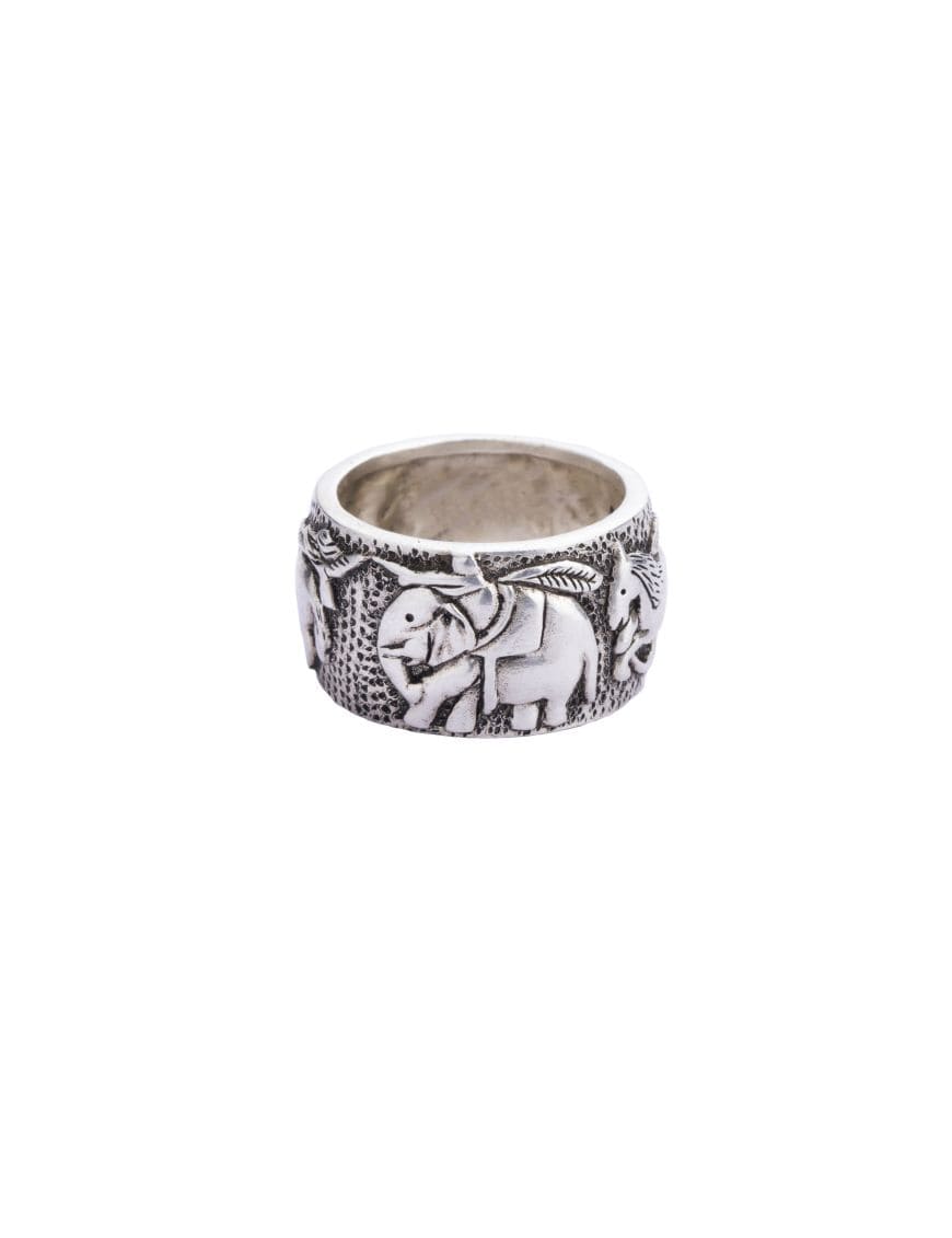 Sterling Silver Haathi Ghooda Ring