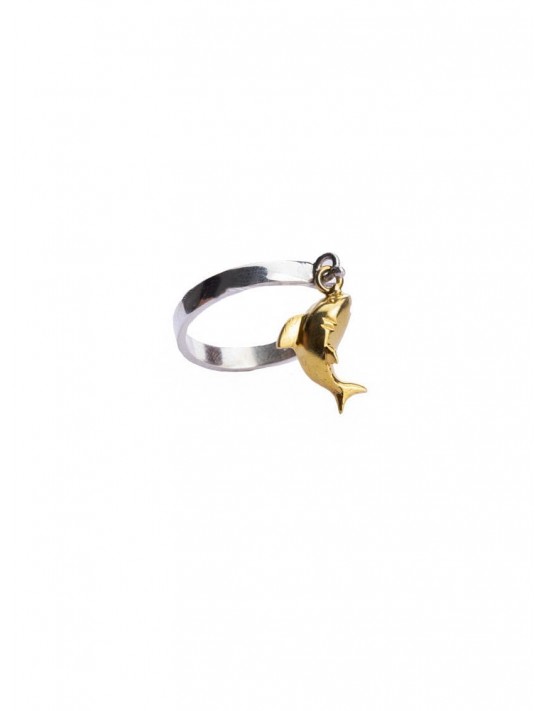 Sterling Silver Dolphin Ring