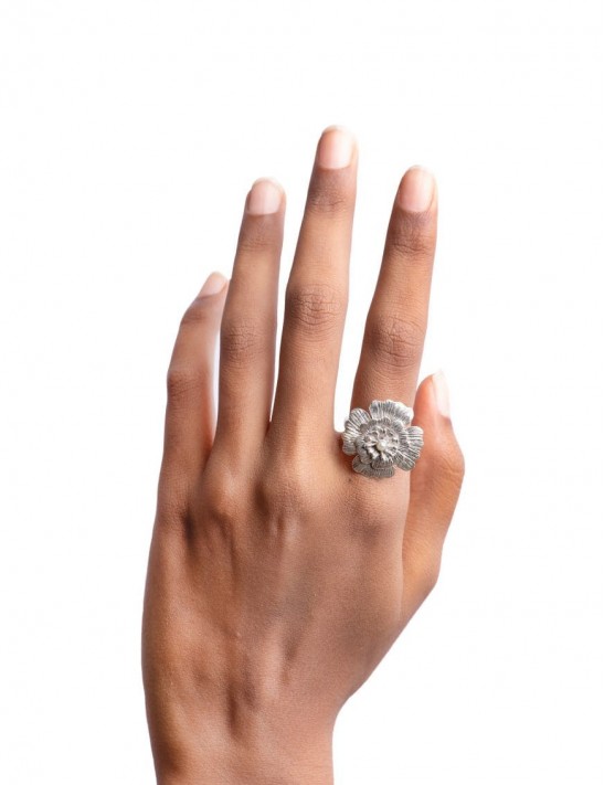 Sterling Silver Divine Jasmine Ring