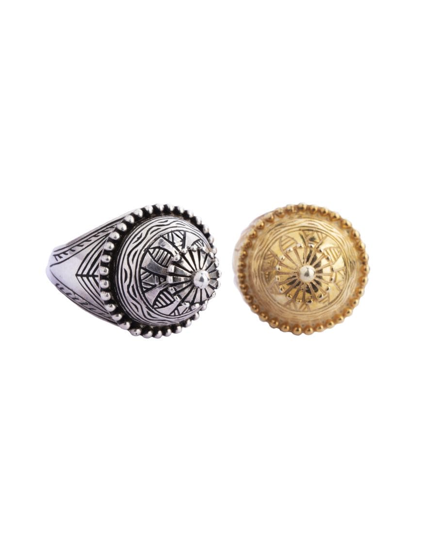 Sterling Silver Tribal Bhil Ring