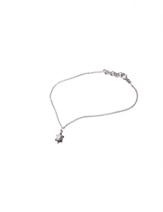 Sterling Silver Turtle Anklet