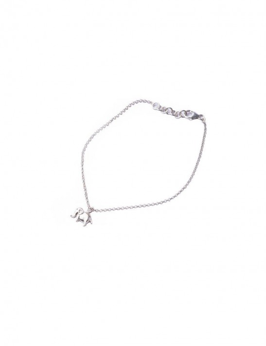 Sterling Silver Elephant Anklet