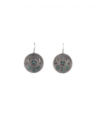 Sterling Silver Parrot Coil Earrings