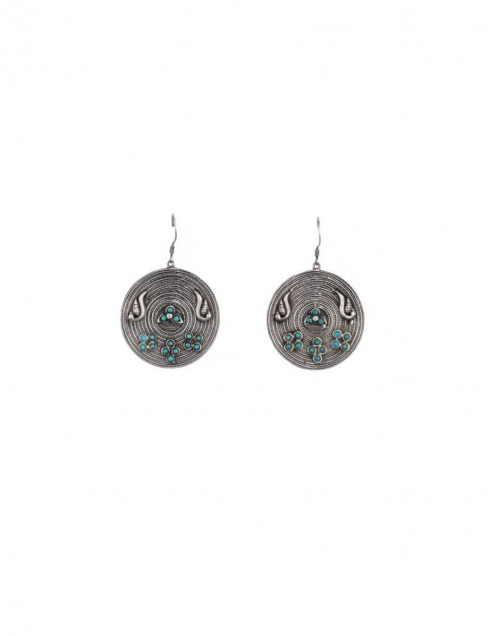 Sterling Silver Parrot Coil Earrings