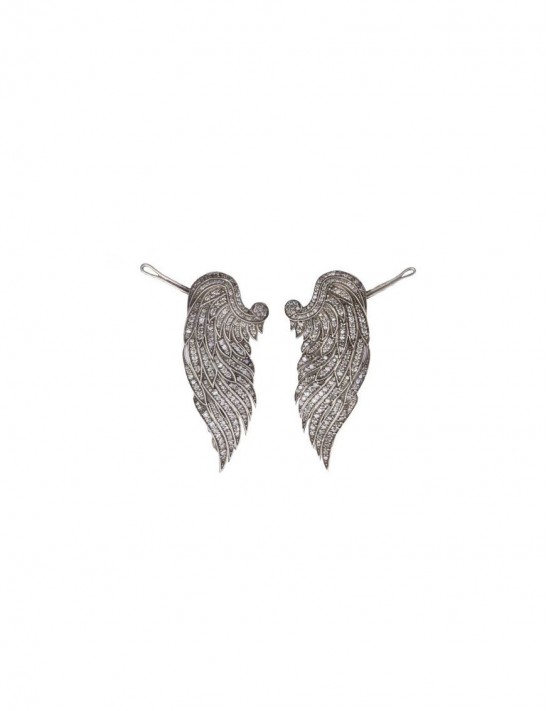 Sterling Silver Angel Wings Earrings