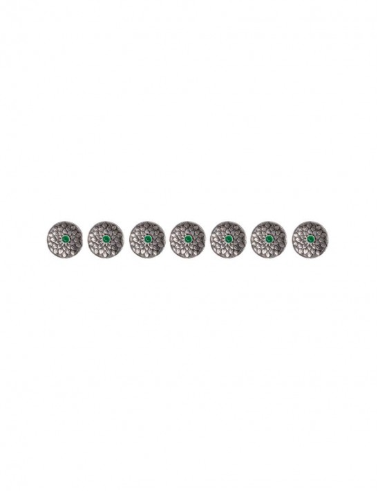 Sterling Silver Nawaab Sherwani Buttons