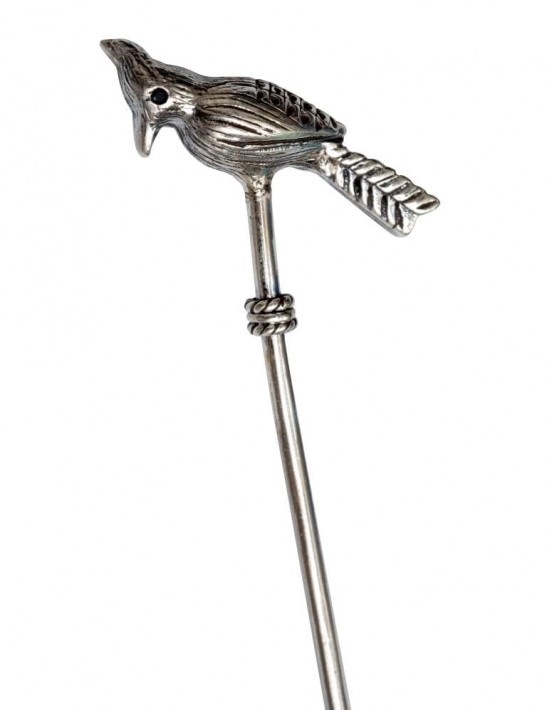 Sterling Silver Bird Of Feather Stirrer
