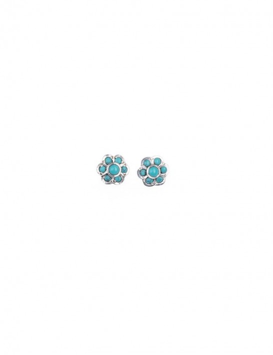 Sterling Silver Firoza studs