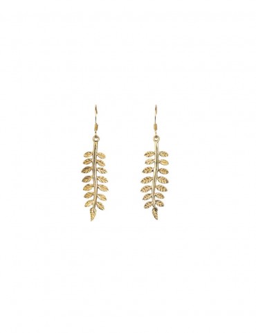 Sterling Silver Ferns Earrings