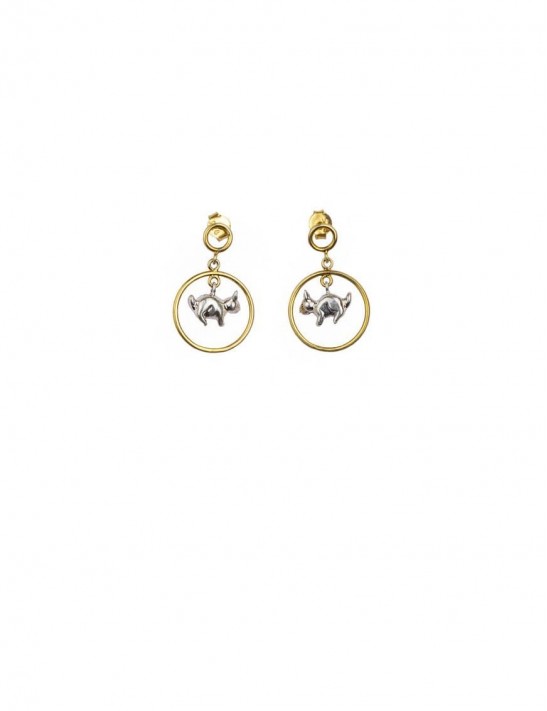 Sterling Silver Rabbit earrings