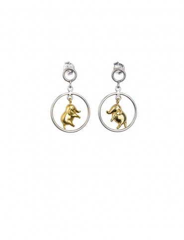 Sterling Silver Haathi Earrings