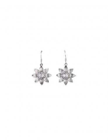 Sterling Silver Sunflower Earrings