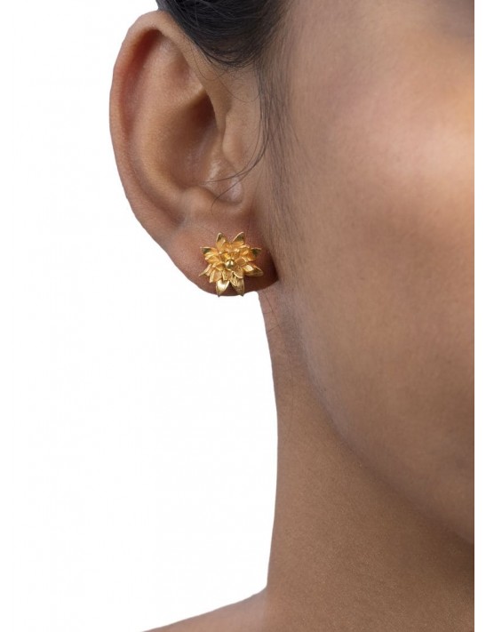 Sterling Silver Moulsari Studs