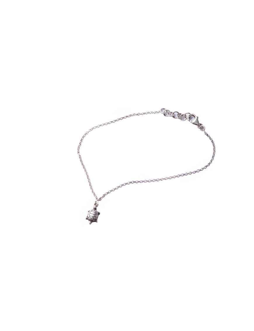 Sterling Silver Turtle Anklet