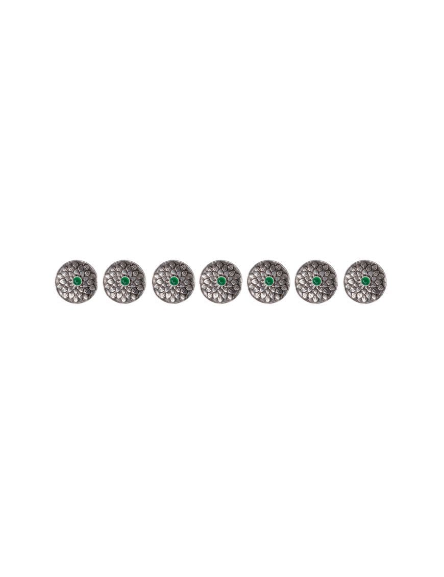 Sterling Silver Nawaab Sherwani Buttons